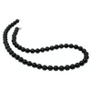 Kette-aus-Onyx-und-925-Silber-schwarz-klassisch Produktbild-Vorschau