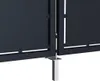 vidaXL Gartentor aus Stahl 300 x 175 cm Anthrazit Produktbild-Vorschau 3
