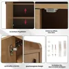 Flieks Schuhschrank mit Sitzbank, Schuhkommode Schuhregal Produktbild-Vorschau 3