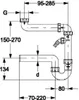 PP-Raumsparsiphon 11/2" DN 40, mit einem Geräteanschluss, Produktbild-Vorschau 4
