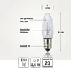 Ersatzkerzen 12V 2,5W, 10Stk E10, für 20 Brennstellen innen Produktbild-Vorschau 3