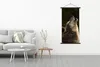 MuchoWow® Textilposter Wolf - Grau - Tiere 90x180 cm mit Produktbild-Vorschau 3