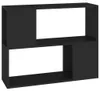 vidaXL TV skříňka černá 80x24x63 cm Dřevěný materiál Náhled obrázku produktu 1