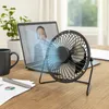 Wentylator wiatrak biurkowy USB stołowy czarny cichy Podgląd zdjęcia produktu 7