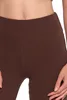 Gerippte Damen-Leggings Mit Hoher Taille Und Breitem Bund Produktbild-Vorschau 5