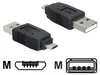 DeLOCK Adapter USB micro-B male to USB2.0 A-male, USB Podgląd zdjęcia produktu 2
