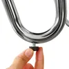 A hand is shown adjusting a rubber foot on a chrome-plated chair leg. Voir les images du produit