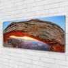 Acrylglasbilder 125x50 Wandbild Druck Fels Sonne Landschaft Produktbild-Vorschau 2