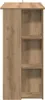 vidaXL Barový stůl s policí Artisan dub 102x50x103,5 cm Náhled obrázku produktu 5