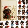 Boże Narodzenie Jamnik Kalendarz Odliczający 24 Dni Figurki Podgląd zdjęcia produktu 7