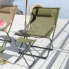 SVITA TOMRA Liegestuhl mit Hocker klappbar Campingstuhl Produktbild-Vorschau 3