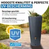4rain VASO DECOR 2in1 regenton 220 L graphite grey incl. Productafbeelding-voorbeeld 6