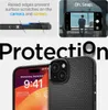 A collage of marketing images for a phone case, showing its protective features and a phone screen. Produktbild-Vorschau