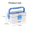 Ohřívatelný box na oběd, 1,8 l, 60 W, přenosný, nerezová Náhled obrázku produktu 9