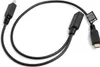 System-S USB Typ C Eingang zu 2X Micro USB Ausgang Y Kabel Produktbild-Vorschau 1