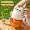 Tragbarer Smoothie Maker 800ml,10 Edelstahlklingen, USB-C Produktbild-Vorschau 4