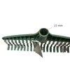 Laubharke Laubbesen 38 cm Rechen Besen Laubrechen Produktbild-Vorschau 3