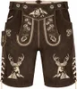 PAULGOS Herren Trachten Lederhose Kurz - HK4 - Echtes Leder Produktbild-Vorschau 1