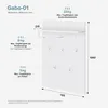doporro Wandgarderobe, Garderobenpaneel mit 5 Haken, Produktbild-Vorschau 7