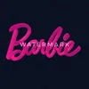 Spreadshirt Barbie Logo Klein Stick Relaxed Fit Uni Produktbild-Vorschau 2
