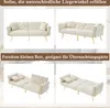 okwish Schlafsofa mit Schlaffunktion,Zweisitzer sofa  mit Produktbild-Vorschau 3