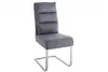 Design Freischwinger Stuhl COMFORT vintage grau Produktbild-Vorschau 4