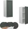Hängeschrank Vicco Fame-Line Grün-Gold Landhaus 30 cm, Produktbild-Vorschau 5