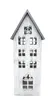 Holz LED Haus weiß silber 12 x 31cm Produktbild-Vorschau 4