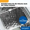 Exquisit Waschmaschine 7,5kg, Toplader, Waschmaschine Produktbild-Vorschau 7
