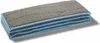 A stack of four grey and blue mop pads. Produktbild-Vorschau