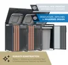 Westmann Status 3 Metall Mülltonnenbox 3er 3x240 L Produktbild-Vorschau 4
