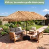COSTWAY Dubbele parasol met standaard, 450x260 cm, Productafbeelding-voorbeeld 4