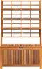 vidaXL Truhe mit Rankgitter 99x50x160 cm Massivholz Akazie Produktbild-Vorschau 4