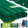JUSKYS® Profilblech - Grün 12er Set, verzinkter Stahl, Produktbild-Vorschau 1