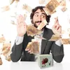 Weihnachtsmann mit einem Sack voll Geld und Weihnachtself Produktbild-Vorschau 7