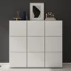 doporro Meuble à Chaussures Blanc Mat 45x120cm Rangement Voir les images du produit 2