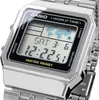 Casio Uni Digital mit Edelstahl Armbanduhr A500WA1D Produktbild-Vorschau 5