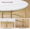 VASAGLE Couchtisch, Wohnzimmertisch,80 x 46 cm (Ø x H), Produktbild-Vorschau 7