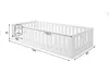 Interbeds Bodenbett Kinderbett Montessori 190x90cm Produktbild-Vorschau 3