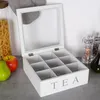 Scatola porta tè con 9 scomparti e coperchio per preservare Anteprima dell’immagine prodotto 16