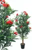 Oleander Rot 120 cm wie echt künstlich Kunstbaum Produktbild-Vorschau 1