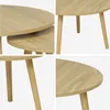 sweeek - Set aus 2 runden Couchtischen - Eschenlook Produktbild-Vorschau 6