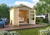 Karibu Gartenhaus Gerätehaus Talkau 4 naturbelassen Produktbild-Vorschau 1