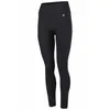 A pair of black riding leggings shown from the front. Produktbild-Vorschau