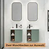 Lavabo con mobile sottolavabo - Lavabo sospeso - Piccolo Anteprima dell’immagine prodotto 5