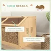 PawHut Kleintierkäfig aus Holz, Kleintierstall mit Produktbild-Vorschau 6