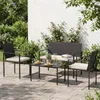 COSTWAY Polyrattan Gartenmöbel Set, Outdoor Lounge Möbel, Produktbild-Vorschau 2