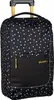 A black trolley with a white and gold polka dot pattern and a black front pocket. Produktbild-Vorschau