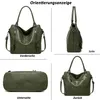 Handtasche Damen Schultertasche Groß Shopper Vegan Produktbild-Vorschau 8
