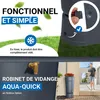 4rain AZURA 2in1 récupérateur d'eau de pluie 120 L, gris Voir les images du produit 5
